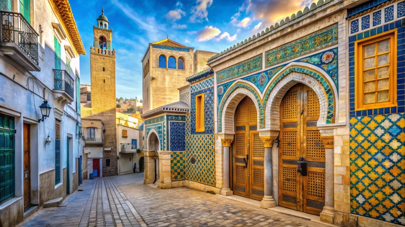 TUNISIE - Echapp&eacute;e berb&egrave;re p.342-343