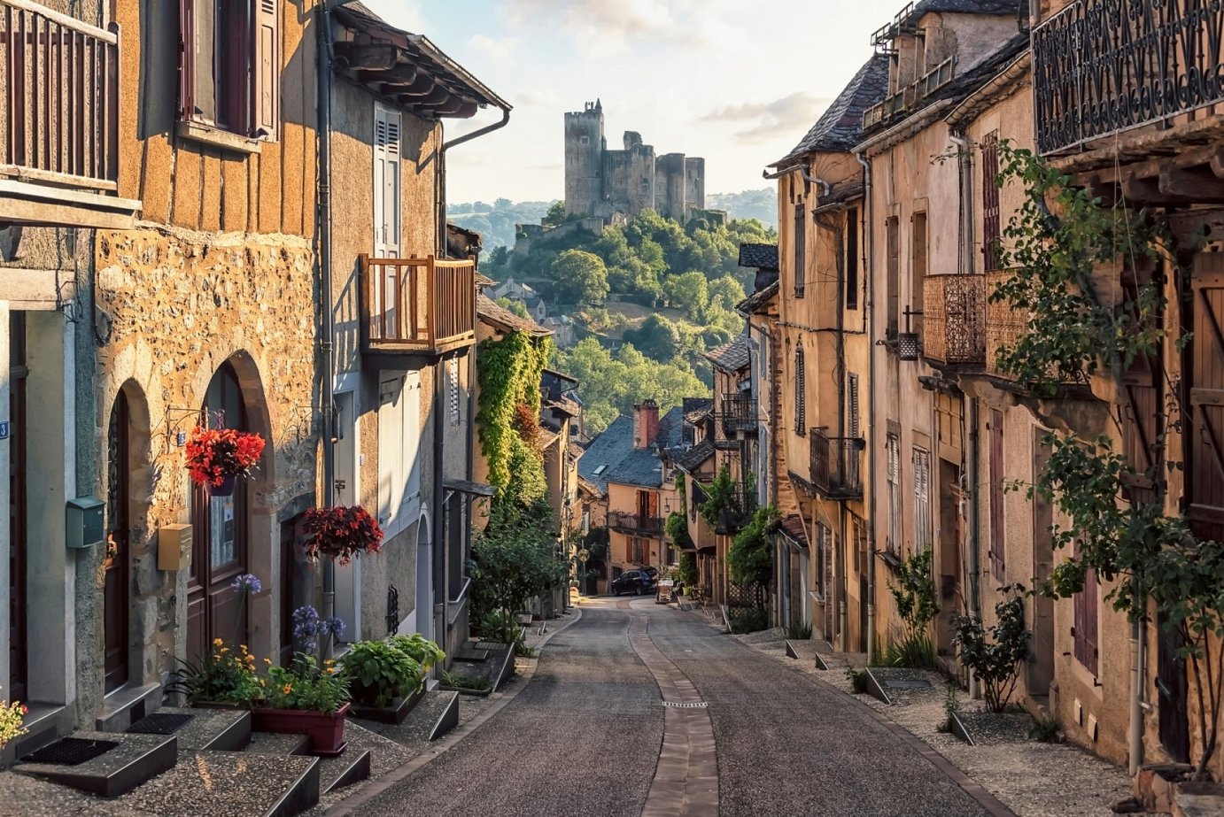 AVEYRON - Najac - Les couleurs de l&#039;Aveyron - p.34-35